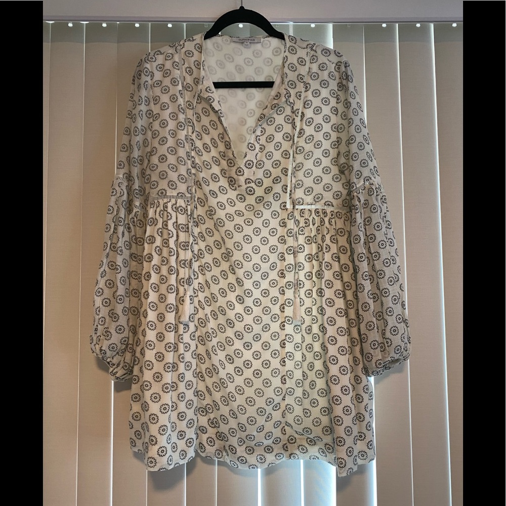Olivacious long sleeve mini dress.